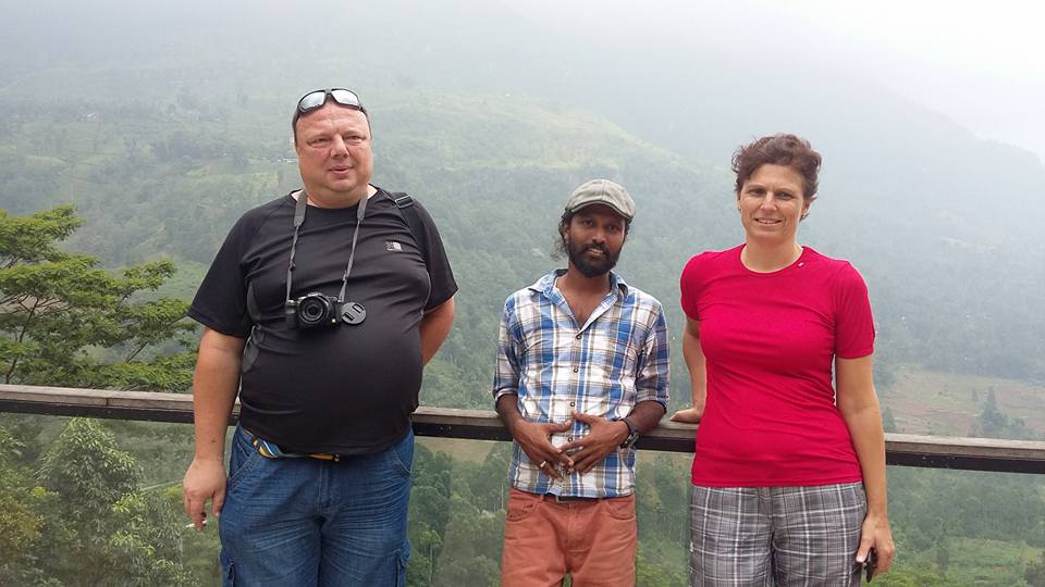 srilankan driver With czech guests