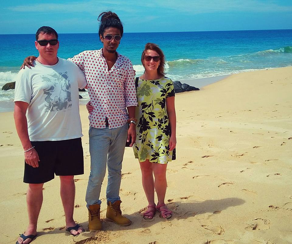  Mr & Mrs. Andrew from Russia 2015 November with sri Lankan tour guide